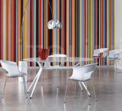 Итальянские Уличная мебель - Стул Miss B Antishock 4-leg frame Итальянские Уличная мебель - Стул Miss B Antishock 4-leg frame фабрика Scab Design