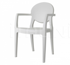 Итальянские Уличная мебель - Стул с подлокотниками Igloo Technopolymer Итальянские Уличная мебель - Стул с подлокотниками Igloo Technopolymer фабрика Scab Design