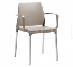 Итальянские Уличная мебель - Стул с подлокотниками Chloe mon amour Итальянские Уличная мебель - Стул с подлокотниками Chloe mon amour фабрика Scab Design