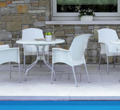 Итальянские Уличная мебель - Стул с подлокотниками Super Jenny Итальянские Уличная мебель - Стул с подлокотниками Super Jenny фабрика Scab Design