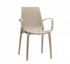 Итальянские Уличная мебель - Стул с подлокотниками Lucrezia armchair Итальянские Уличная мебель - Стул с подлокотниками Lucrezia armchair фабрика Scab Design