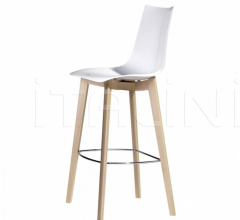 Итальянские Рестораны/Бары - Барный стул Natural Zebra Antishock Barstool фабрика Scab Design