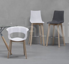 Итальянские Рестораны/Бары - Барный стул Natural Zebra Antishock Barstool фабрика Scab Design