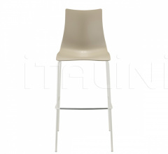 Итальянские Рестораны/Бары - Барный стул Zebra Technopolymer Barstool tubular coated steel фабрика Scab Design