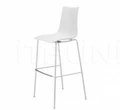 Итальянские Рестораны/Бары - Барный стул Zebra Technopolymer Barstool tubular coated steel фабрика Scab Design