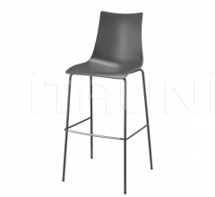 Итальянские Рестораны/Бары - Барный стул Zebra Technopolymer Barstool tubular coated steel фабрика Scab Design