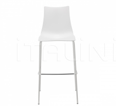 Итальянские Рестораны/Бары - Барный стул Zebra Technopolymer Barstool tubular coated steel фабрика Scab Design