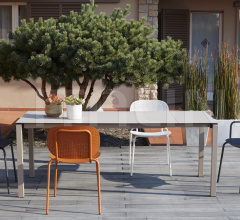 Итальянские Уличные столы - Стол обеденный Extendible Table Pranzo 160/210 Итальянские Уличные столы - Стол обеденный Extendible Table Pranzo 160/210 фабрика Scab Design