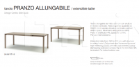 Стол обеденный Extendible Table Pranzo 160/210 Scab Design