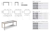 Стол обеденный Extendible table Pranzo 120/160/200 Scab Design