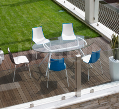 Итальянские Уличные столы - Стол обеденный Metropolis Итальянские Уличные столы - Стол обеденный Metropolis фабрика Scab Design