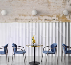 Стол обеденный Tiffany laminate brass ABS top фабрика Scab Design