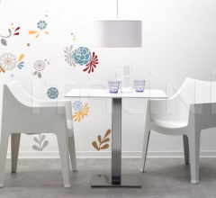 Итальянские Уличные столы - Стол обеденный Tiffany square column Итальянские Уличные столы - Стол обеденный Tiffany square column фабрика Scab Design