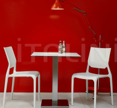 Итальянские Уличные столы - Стол обеденный Tiffany square column Итальянские Уличные столы - Стол обеденный Tiffany square column фабрика Scab Design