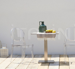 Итальянские Уличные столы - Стол обеденный Tiffany square column Итальянские Уличные столы - Стол обеденный Tiffany square column фабрика Scab Design