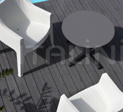 Итальянские Уличные столики - Кофейный столик Maxi Domino фабрика Scab Design