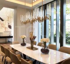 Итальянские Свет - Люстра IL PEZZO 3 Long Chandelier Итальянские Свет - Люстра IL PEZZO 3 Long Chandelier фабрика Il Pezzo Mancante