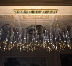 Итальянские Свет - Люстра IL PEZZO 3 Long Chandelier Итальянские Свет - Люстра IL PEZZO 3 Long Chandelier фабрика Il Pezzo Mancante