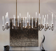 Итальянские Свет - Люстра IL PEZZO 3 Long Chandelier Итальянские Свет - Люстра IL PEZZO 3 Long Chandelier фабрика Il Pezzo Mancante