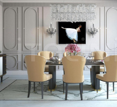 Итальянские Столы обеденные - Стол обеденный V0121 Итальянские Столы обеденные - Стол обеденный V0121 фабрика LCI Living Comfort Italia