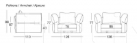 Модульный диван W 577 - RIVERSIDE Longhi