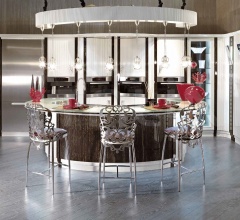 Итальянские Кухни с барной стойкой - Кухня Diamond Evo Итальянские Кухни с барной стойкой - Кухня Diamond Evo фабрика Brummel Cucine