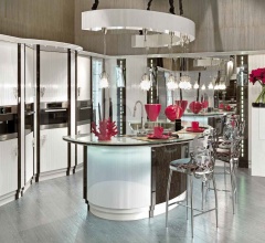 Итальянские Кухни с барной стойкой - Кухня Diamond Evo Итальянские Кухни с барной стойкой - Кухня Diamond Evo фабрика Brummel Cucine