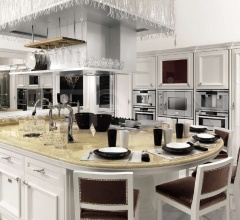 Итальянские Кухни с барной стойкой - Кухня Marmola 1 Итальянские Кухни с барной стойкой - Кухня Marmola 1 фабрика Brummel Cucine