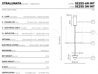 Подвесной светильник Stralunata SE255 3N INT Karman