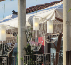 Итальянские Уличные светильники - Подвесной светильник Cell SE612 AM EXT фабрика Karman