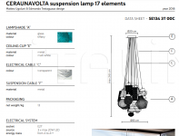 Подвесной светильник Ceraunavolta SE134 3T 00C Karman
