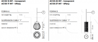 Подвесной светильник Ceraunavolta AC135 3S INT Karman
