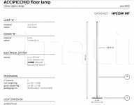 Напольный светильник Accipicchio HP213 N1 INT Karman