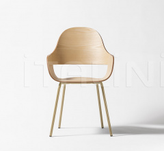 Стул с подлокотниками Showtime Nude - 4 metal legs Стул с подлокотниками Showtime Nude - 4 metal legs фабрика BD Barcelona Design