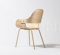 Стул с подлокотниками Showtime Nude - 4 metal legs Стул с подлокотниками Showtime Nude - 4 metal legs фабрика BD Barcelona Design