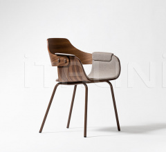 Стул с подлокотниками Showtime - 4 metal legs Стул с подлокотниками Showtime - 4 metal legs фабрика BD Barcelona Design