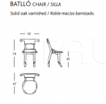 Стул Batllo chair BD Barcelona Design