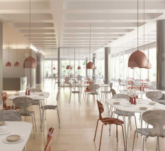 Итальянские Столы обеденные - Стол обеденный FH125 Итальянские Столы обеденные - Стол обеденный FH125 фабрика Fritz Hansen