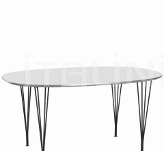 Итальянские Столы обеденные - Стол обеденный SUPER-ELLIPTICAL Итальянские Столы обеденные - Стол обеденный SUPER-ELLIPTICAL фабрика Fritz Hansen