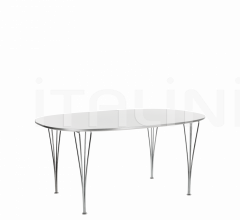 Итальянские Столы обеденные - Стол обеденный SUPER-ELLIPTICAL Итальянские Столы обеденные - Стол обеденный SUPER-ELLIPTICAL фабрика Fritz Hansen