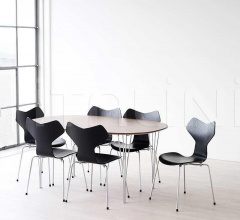 Итальянские Столы обеденные - Стол обеденный SUPER-ELLIPTICAL Итальянские Столы обеденные - Стол обеденный SUPER-ELLIPTICAL фабрика Fritz Hansen