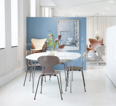 Итальянские Столы обеденные - Стол обеденный SUPER-ELLIPTICAL Итальянские Столы обеденные - Стол обеденный SUPER-ELLIPTICAL фабрика Fritz Hansen