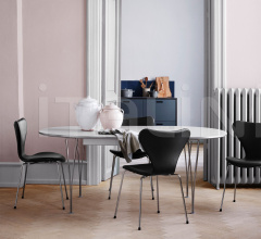 Итальянские Столы обеденные - Стол обеденный SUPER-ELLIPTICAL Итальянские Столы обеденные - Стол обеденный SUPER-ELLIPTICAL фабрика Fritz Hansen