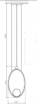 Подвесной светильник DIAPASON MODEL B SUSPENSION Melogranoblu