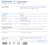 Подвесной светильник DIAPASON MODEL C SUSPENSION Melogranoblu