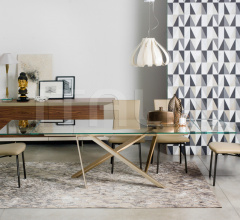 Итальянские Столы обеденные - Стол обеденный Double фабрика Naos