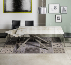 Итальянские Столы обеденные - Стол обеденный Boogie Satin фабрика Naos