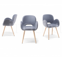 Стул с подлокотниками Bliss-04 base 100 фабрика Torre