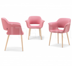 Стул с подлокотниками Megan-04 base 100 фабрика Torre