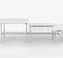 Письменный стол Tyde 2 Workstations Письменный стол Tyde 2 Workstations фабрика Vitra